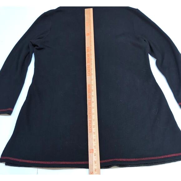 VTG VIVID Tunic Sweater Top Womens Size 14 L Cowl Neck Pullover Art to Wear - Picture 11 of 16